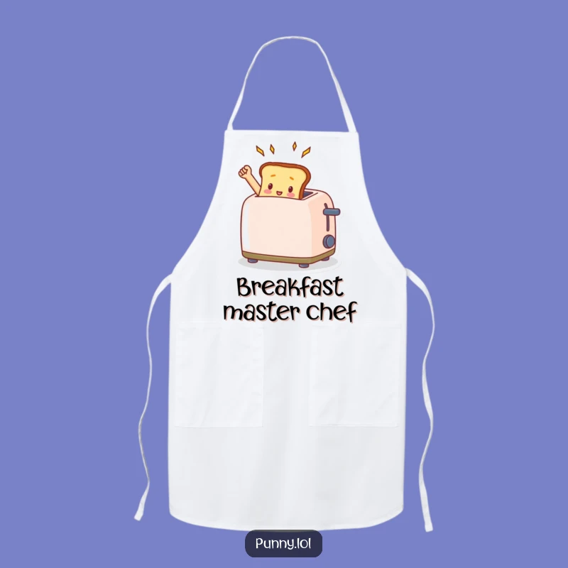 Funny Toast Toaster Apron - Triumphant Breakfast Kitchen Gift