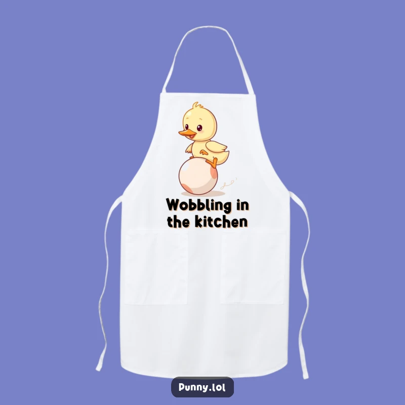Funny Duckling Kitchen Apron: Cook with Comical Effort and Style