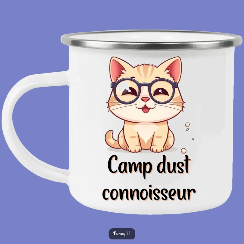 Funny Cat Explorer Camp Mug - Durable & Chic Outdoor Gear, Great Funny Gift