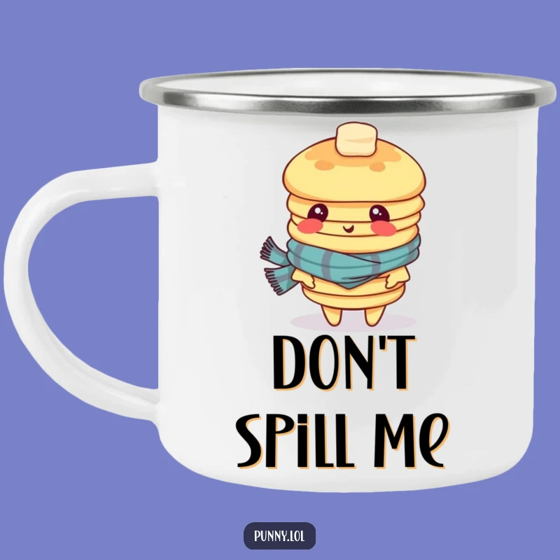 Funny Dizzy Pancake Stack Camping Mug: Your Hilarious Companion for Outdoor Adventures