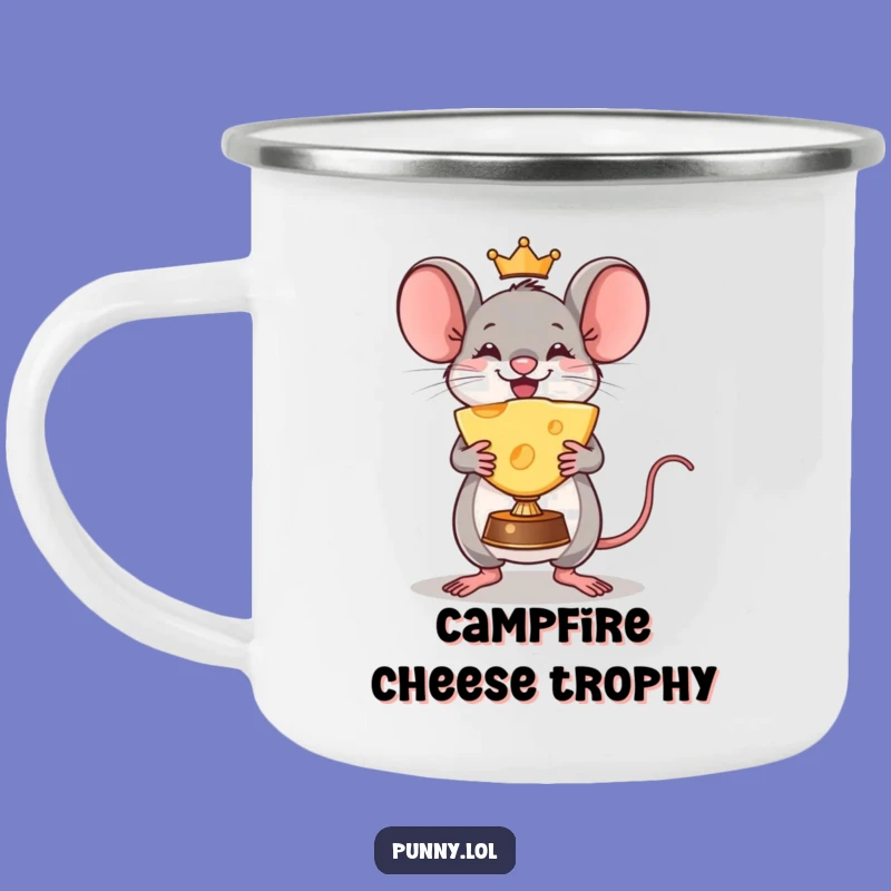 Funny Mouse Campfire Mug: Celebrate Victories Under the Stars