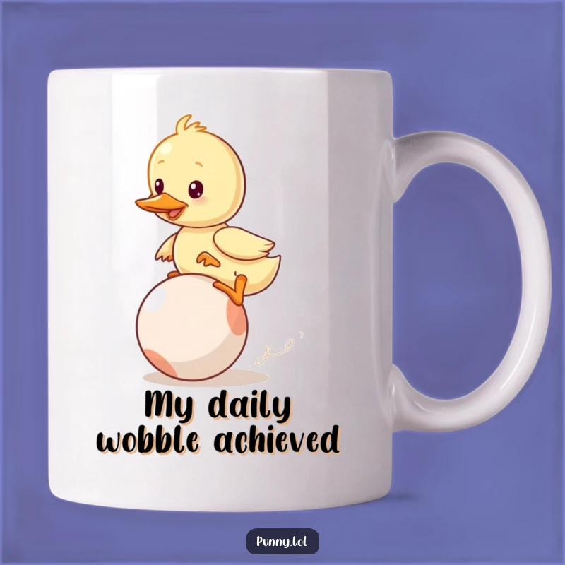 Funny Duckling's Bouncy Ball Ride Mug: The Perfect Gift for Comedy Lovers