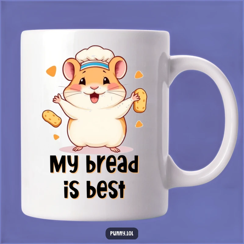 Funny Hamster Chef Mug: Hilarious Baking Fun for Pet Lovers!