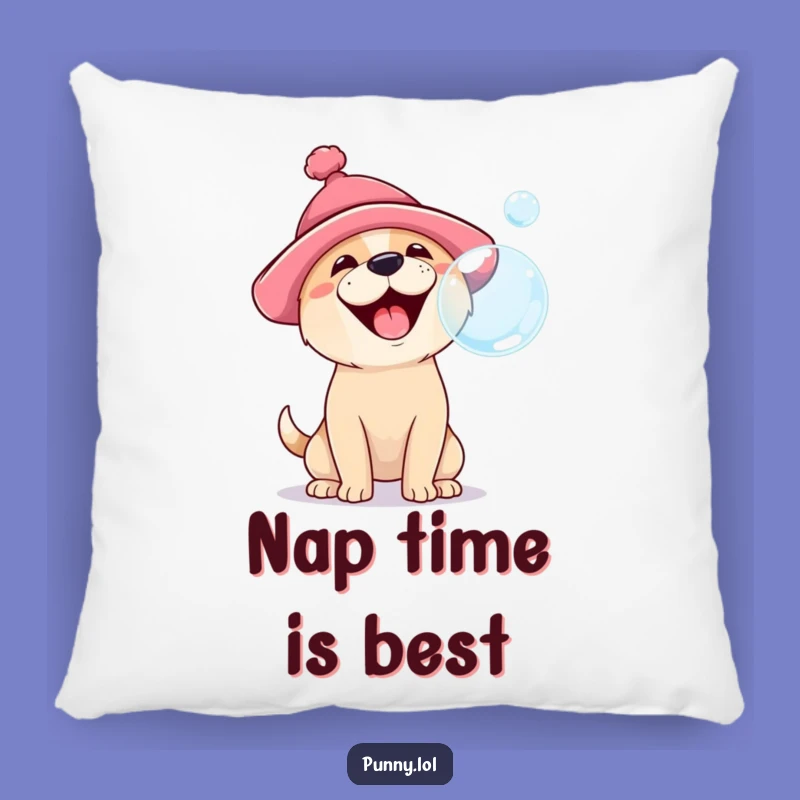 Funny Dog Bubble Pillow: Cozy Comfort with Silly Pet Design, Perfect Gift