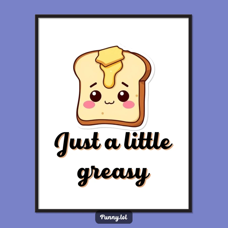 Funny Toast Digital Art - Silly Butter Slice Download