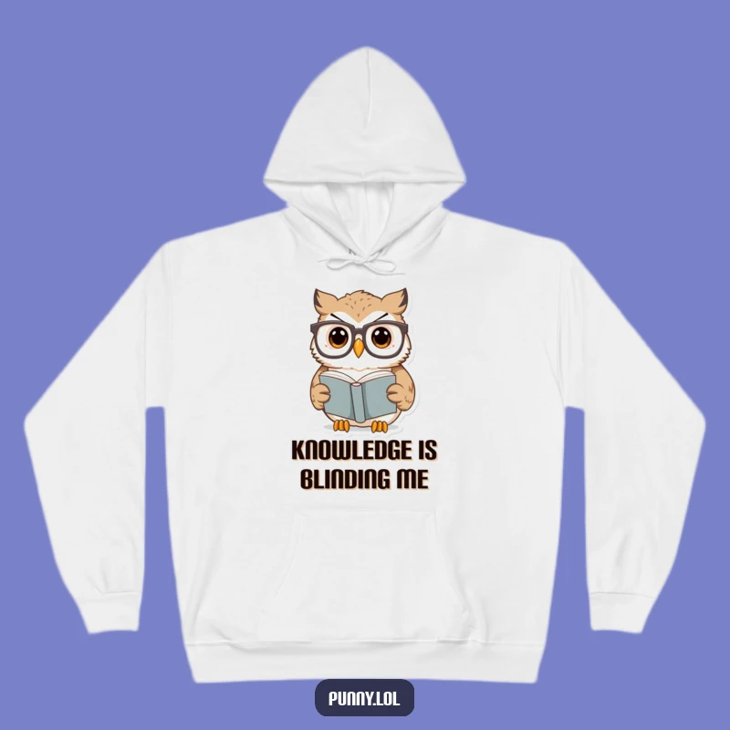 Cozy Funny Owl Hoodie: Stay Curious and Comfy! A Warm Funny Gift for Wise Ones.