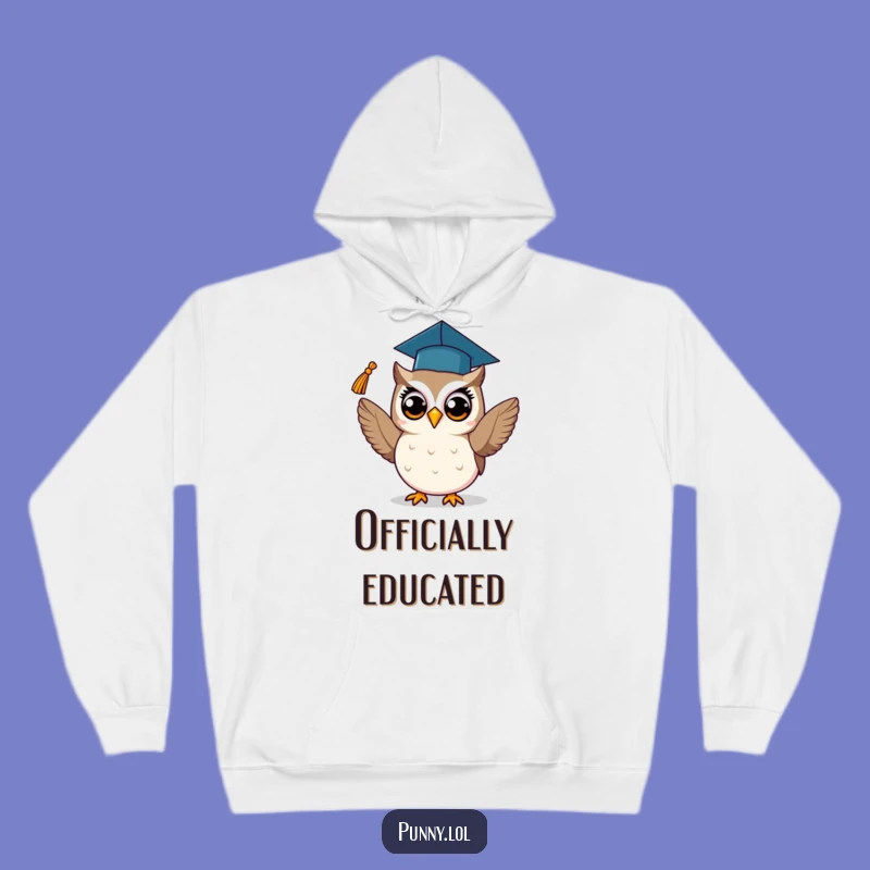 Funny Graduation Owl Hoodie: Cozy Up with Academic Triumph