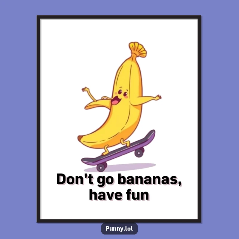 Free Printable Banana Peel Wall Art - Hilarious Downloadable Decor for a Quirky Pad!