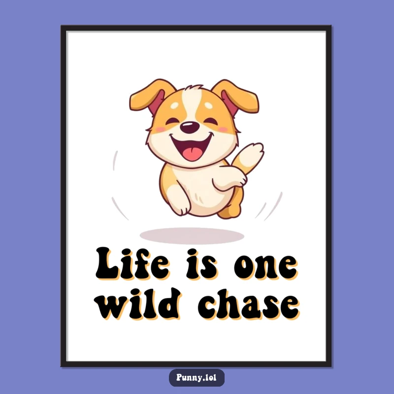 Free Printable Wall Art: Dizzy Dog, Hilarious Dog Art, Funny Downloadable Decor!