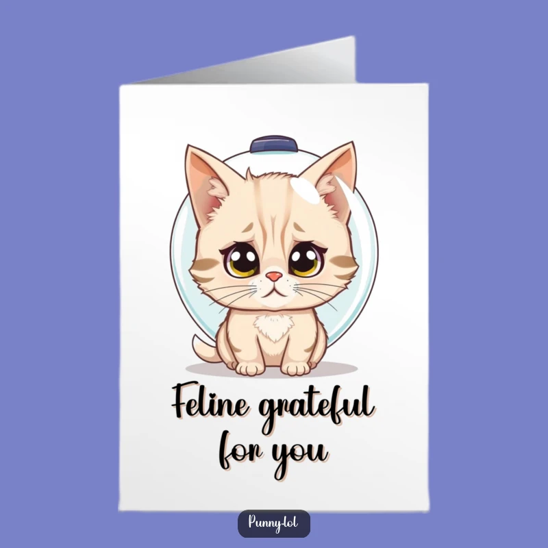 Funny Free Printable Thank You Card: Cat's Fishbowl Thanks