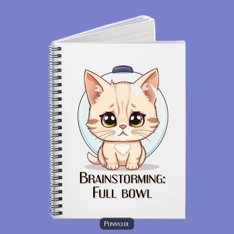Funny Cat Fishbowl Helmet Notebook: Hilarious Journal for Your Cat-tastic Ideas