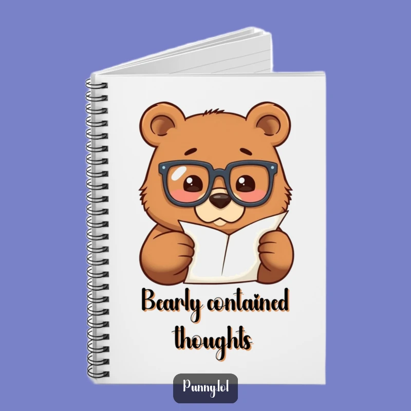 Funny Bear Scholar Notebook: Bear's Study Journal, Ideal Funny Gift