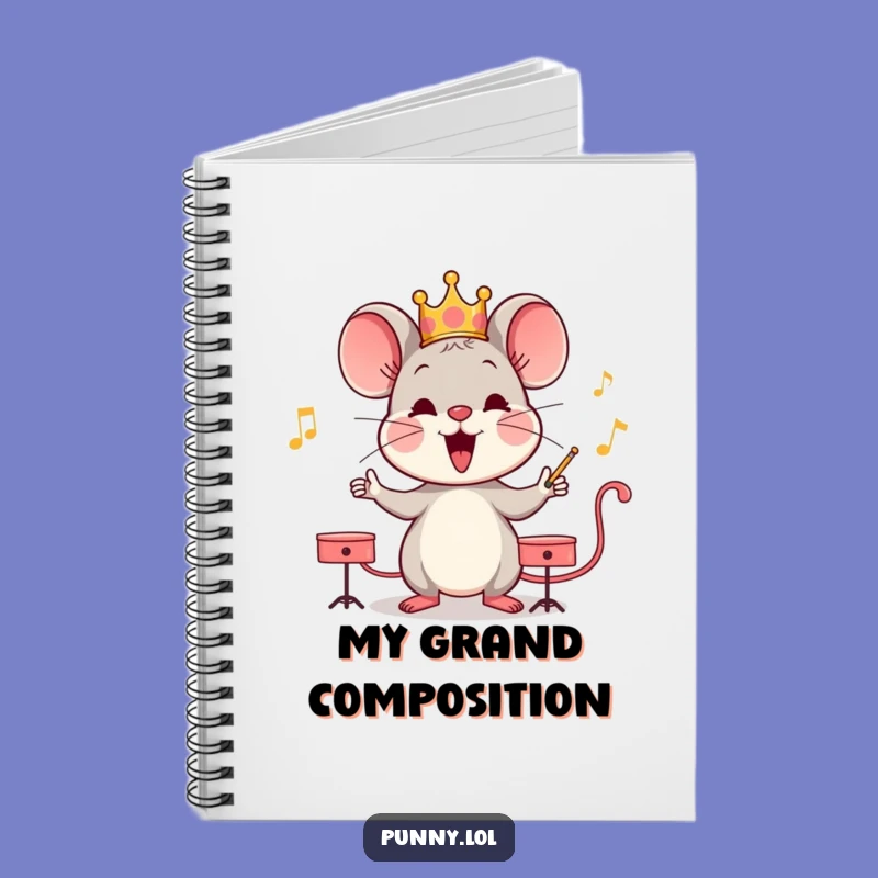 Funny Mouse Conducting Notebook: Hilarious Journal for Your Compositions