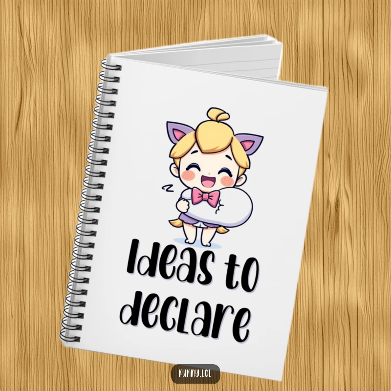 Funny Bowtie Character Speech Bubble Notebook: A journal with a humorous illustration of a character in a bowtie holding a large speech bubble. For notes.