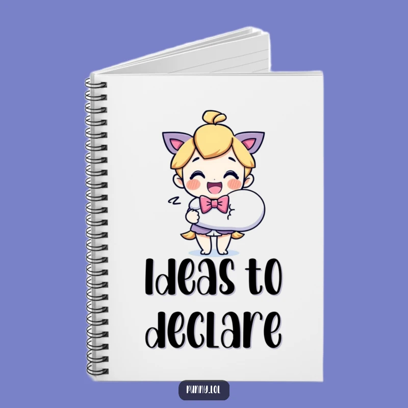 Funny Bowtie Character Speech Bubble Notebook: Hilarious Journal for Ideas and Notes