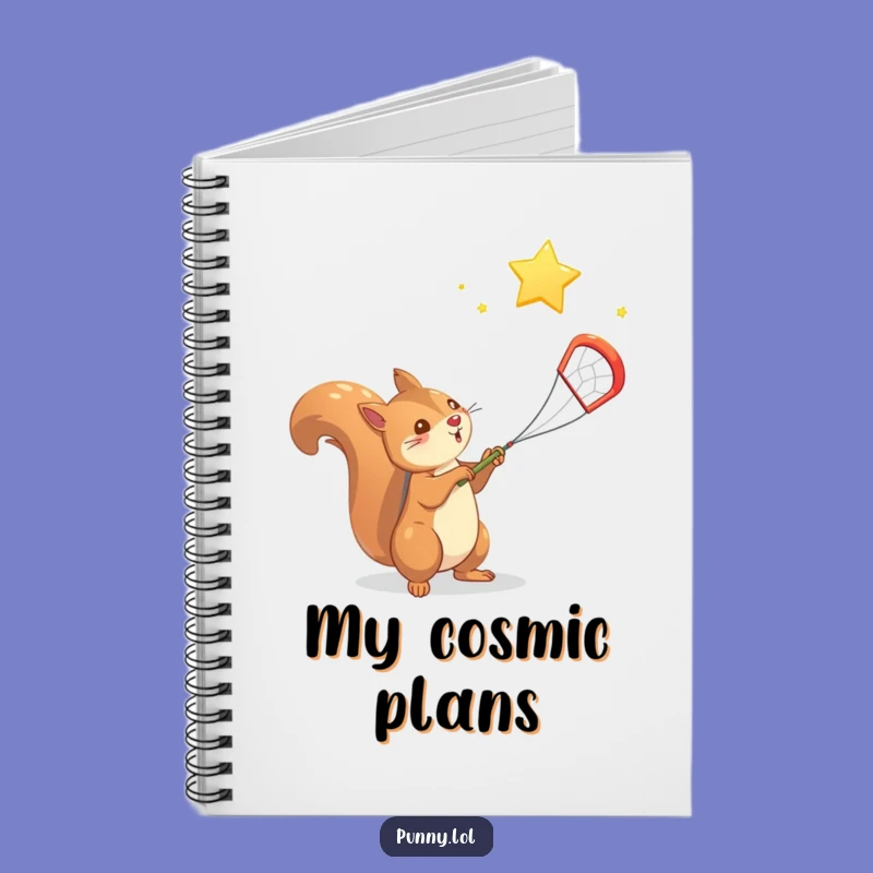 Funny Squirrel Goal Tracker Notebook - Ambitious Journal, Perfect Funny Gift
