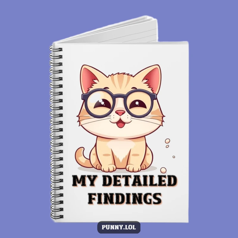Funny Cat Investigator Notebook - Dapper Journal for Curious Minds, Perfect Funny Gift