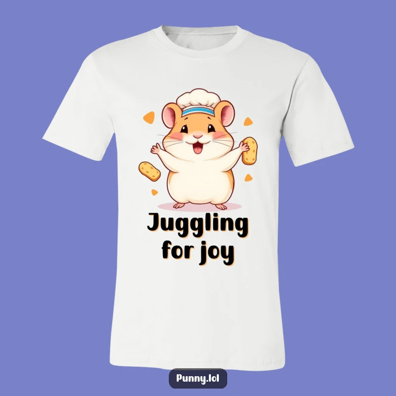 Funny Hamster Chef T-Shirt: Wear Your Baking Brilliance!