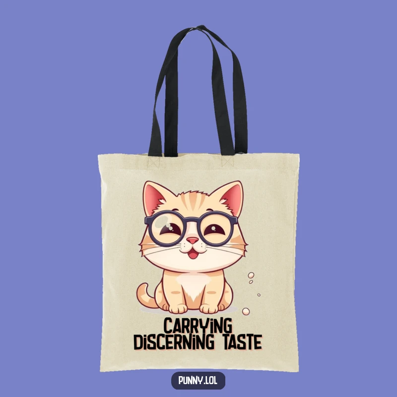 Funny Cat Scientist Tote Bag - Stylish & Amusing Accessory, Perfect Funny Gift for Cat Moms